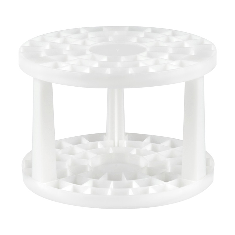 Подставка для кистей, пластик, белая