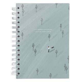 Тетрадь А5, 120 л, клетка, на спирали 'Soul' (деревья) 1