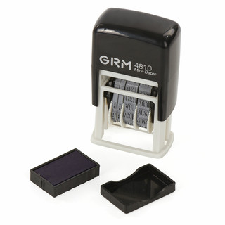 Датер-мини месяц буквами, оттиск 20х3.8 мм, синий 5