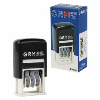 Датер-мини месяц цифрами, оттиск 20х3.8 мм синий 3