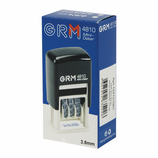 Датер-мини месяц цифрами, оттиск 20х3.8 мм синий 7