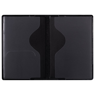 Обложка для паспорта полиуретан под кожу, 'ГЕРБ', коричневая 2