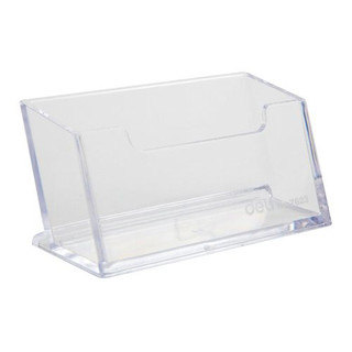 Подставка Deli для визиток, 100х38х84, прозрачный