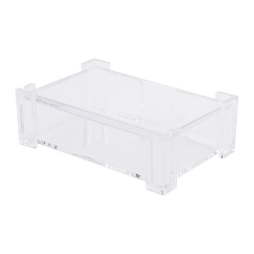 Подставка Deli для визиток, 103х68х34, прозрачный