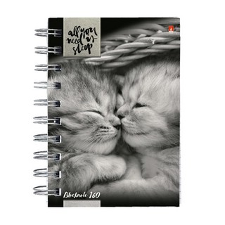 Блокнот А6, 160 л, клетка, на пружине, в ассортименте. Цена за 1 шт. 6