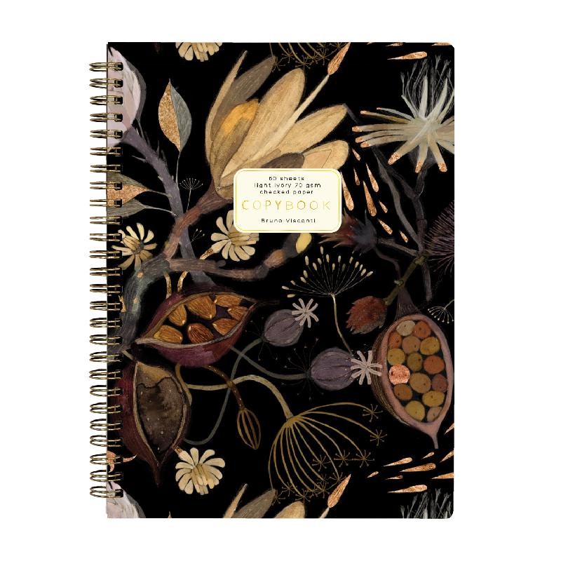 Тетрадь 'Ночные цветы' B5, 60 листов, клетка