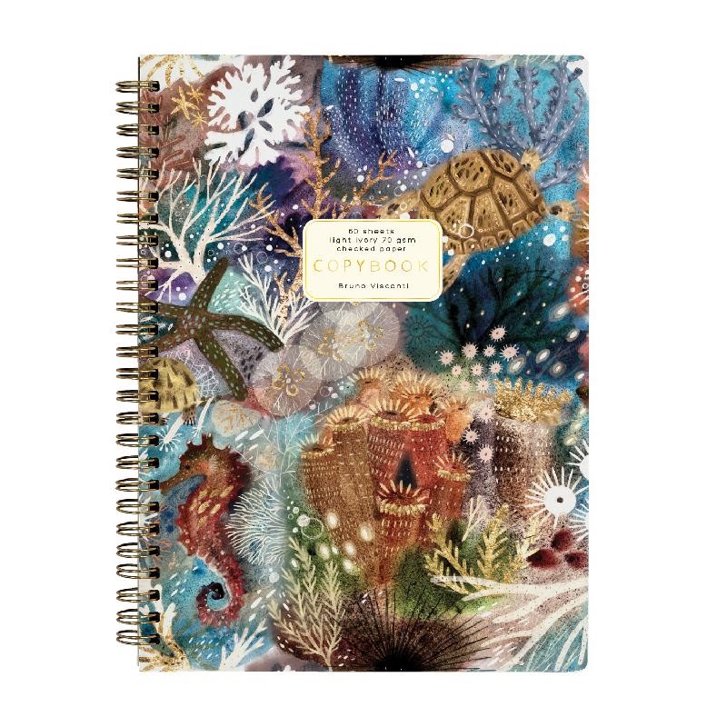 Тетрадь 'Фантазия. Кораллы' B5, 60 листов, клетка