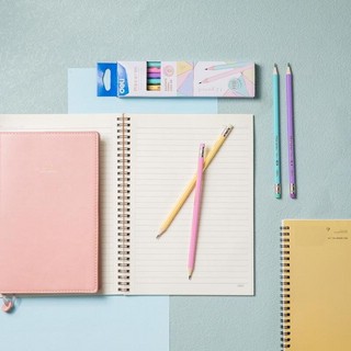 Карандаш чернографитный Deli Macaron HB деревянный с ластиком в ассортименте 7