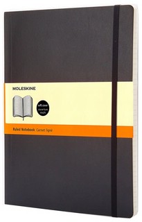 Блокнот 'Classic soft' 190х250 мм, 96 л, линейка, черный 1