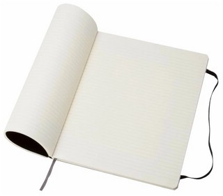 Блокнот 'Classic soft' 190х250 мм, 96 л, линейка, черный 5