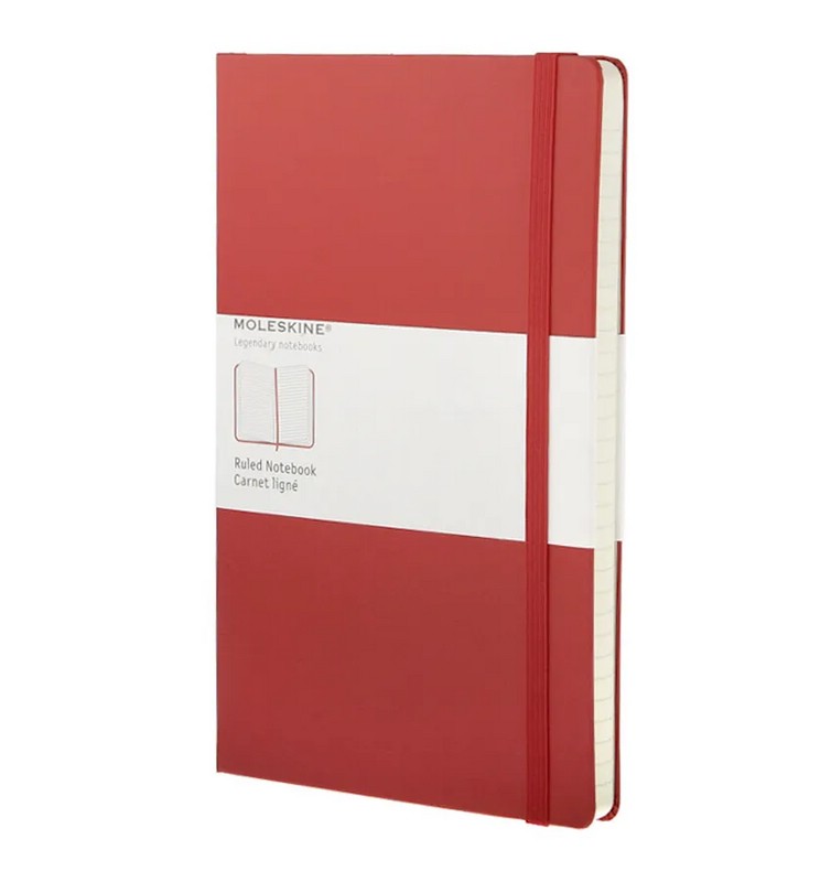 Блокнот 'Classic Ruled' Pocket, 96 л, в линейку, красный