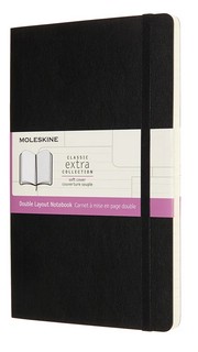 Записная книжка Moleskine Classic Soft Double Large, 13х21 см...