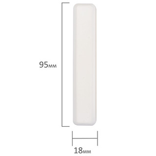 Мел белый, набор 5 шт., утолщенный, квадратный 5