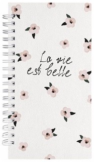 Блокнот Pretty, А6, 100 листов, клетка, на спирали 1