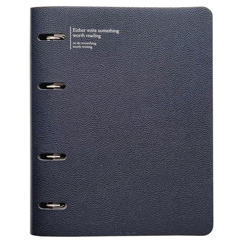 Тетрадь на кольцах Prague, 120 листов, клетка, черный