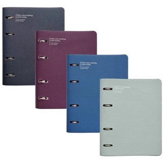 Тетрадь на кольцах Prague, 120 листов, клетка, черный 4