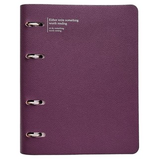 Тетрадь на кольцах Prague, 120 листов, клетка, сливовый 1