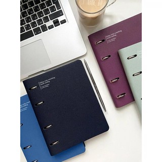 Тетрадь на кольцах Prague, 120 листов, клетка, сливовый 5