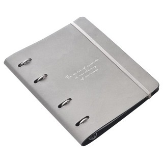 Тетрадь на кольцах Quote, 120 листов, клетка, серый 4