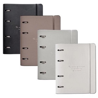 Тетрадь на кольцах Quote, 120 листов, клетка, серый 5