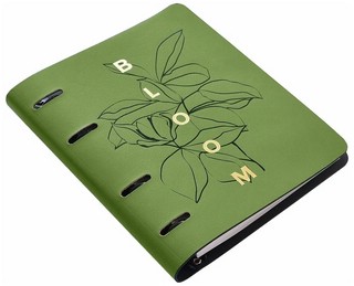 Тетрадь на кольцах Bloom, 120 листов, клетка, зеленый 5