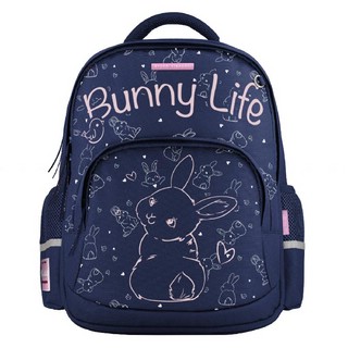 Рюкзак 'Bunny Life' классический, синий, с эргономичной спинкой 1