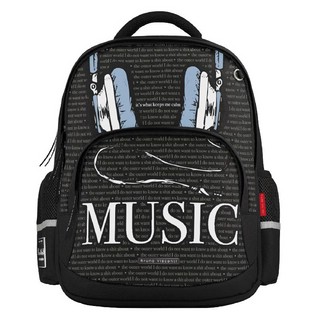 Рюкзак 'Soundmania' классический, черный, с эргономичной спинкой 1