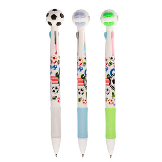 Ручка шариковая 'Мяч' 0.7 мм, 3-х цветная (синий, черный, кра...