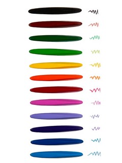 Мелки восковые 12 цветов  2