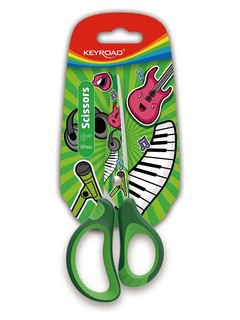 Ножницы Keyroad 15.5 см, прорезиненные ручки, в ассортименте,...