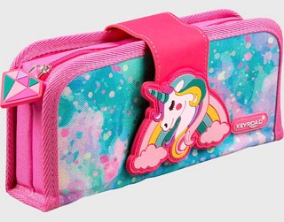 Пенал-книжка KEYROAD с пеналом внутри, на молнии, в ассортименте