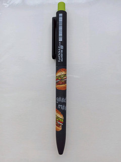 Ручка шариковая 'FunClick. Food in black' 0.7 мм, синяя, в ассортименте 4