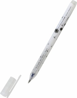 Ручка гелевая UniWrite. Одуванчики, синяя