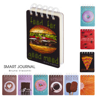 Блокнот А7 'Smart Journal' 108 листов, на пружине, в ассортим...