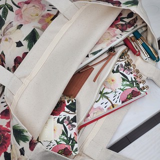Кошелек-косметичка на молнии 'Пионы' 3