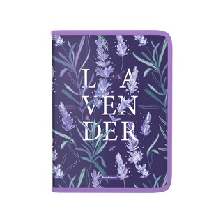 Папка для тетрадей Lavender, A4+, на молнии, пластик