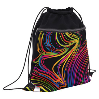 Мешок для обуви 'Neon Lights' с карманом на молнии, 50х41 см 
