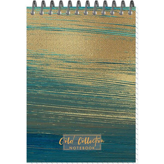 Блокнот А6, 60 листов, клетка, на спирали 'Attache Gold Colle...