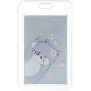 Бейдж Deli 'Котик', с клипом и карабином, артикул 64807, 1550702-K 2