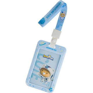 Бейдж Deli 64822 вертикальный 69 x 110 мм, на шнурке с клипом...