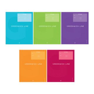 Тетрадь 12 листов, линия, 'Monocolor', в ассортименте. Цена з...