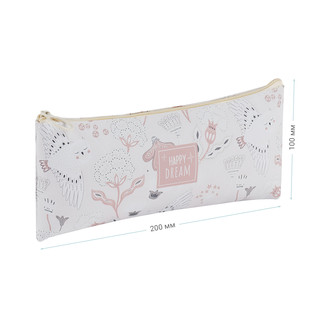 Пенал мягкий 'Happy dream' 20х10 см, искусственная кожа 2