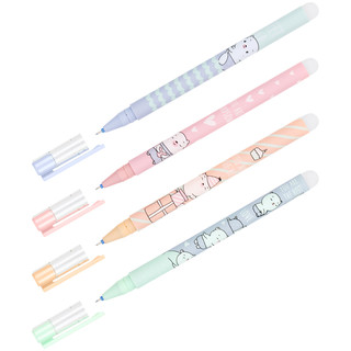 Ручка гелевая стираемая 'Happy time' синяя, 0.5 мм, софт-тач,...