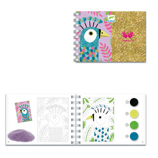 Песочные картинки Djeco «Прекрасные птицы» 4