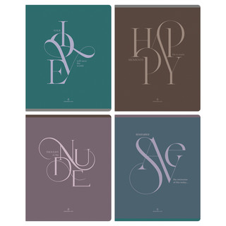 Тетрадь 48 листов, А5, клетка 'Happy moment' в ассортименте. ...