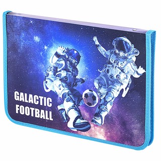 Папка для труда на молнии 'Football' А4, 1 отделение, откидная планка 3