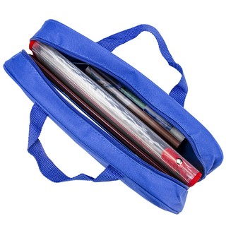 Папка на молнии с ручками А4 'Everyday' полиэстер, синий 5