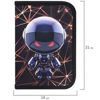 Пенал 'UFO' 1 отделение, 2 откидные планки 6