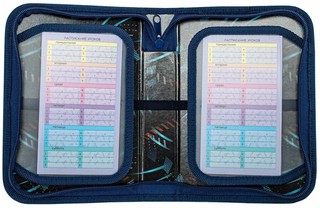 Пенал 'Super car' 1 отделение, 2 откидные планки, черный 4