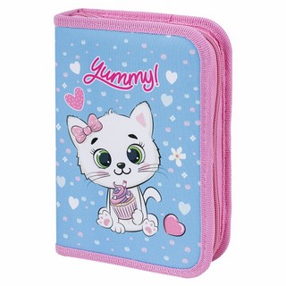 Пенал 'Yummy Cupcakes' 1 отделение 2 откидные планки 1